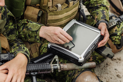Touch screen used by military